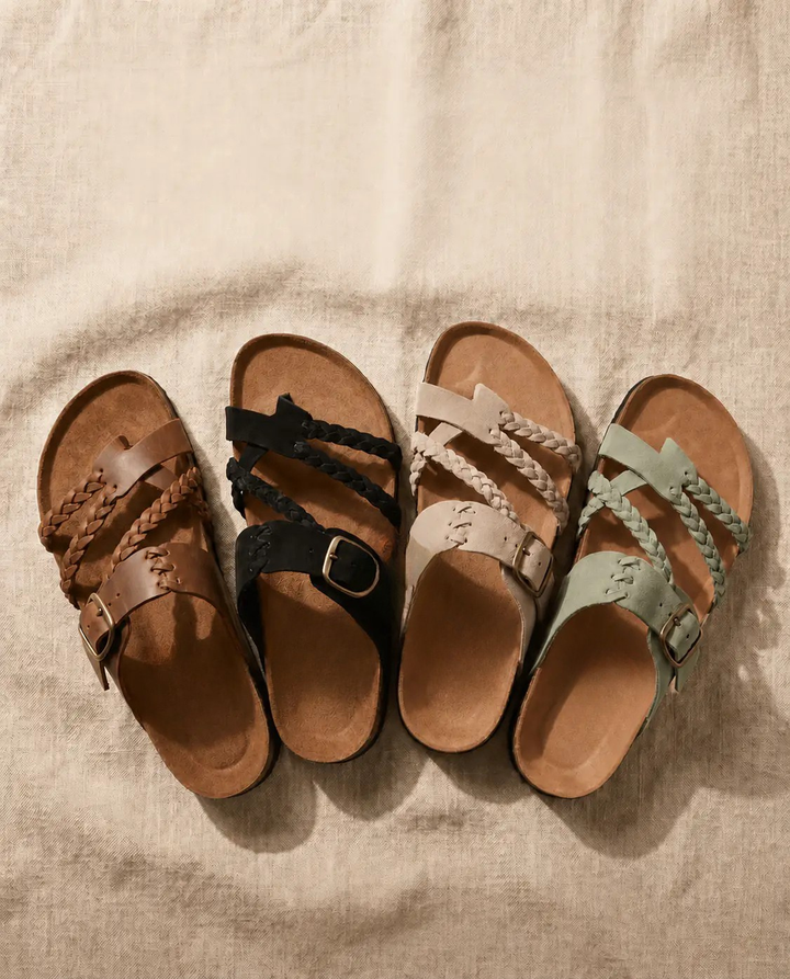 CLARA | Sandalias de tiras trenzadas