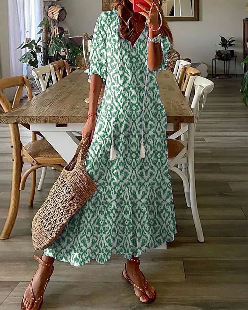LUNA | Vestido boho con ajuste favorecedor