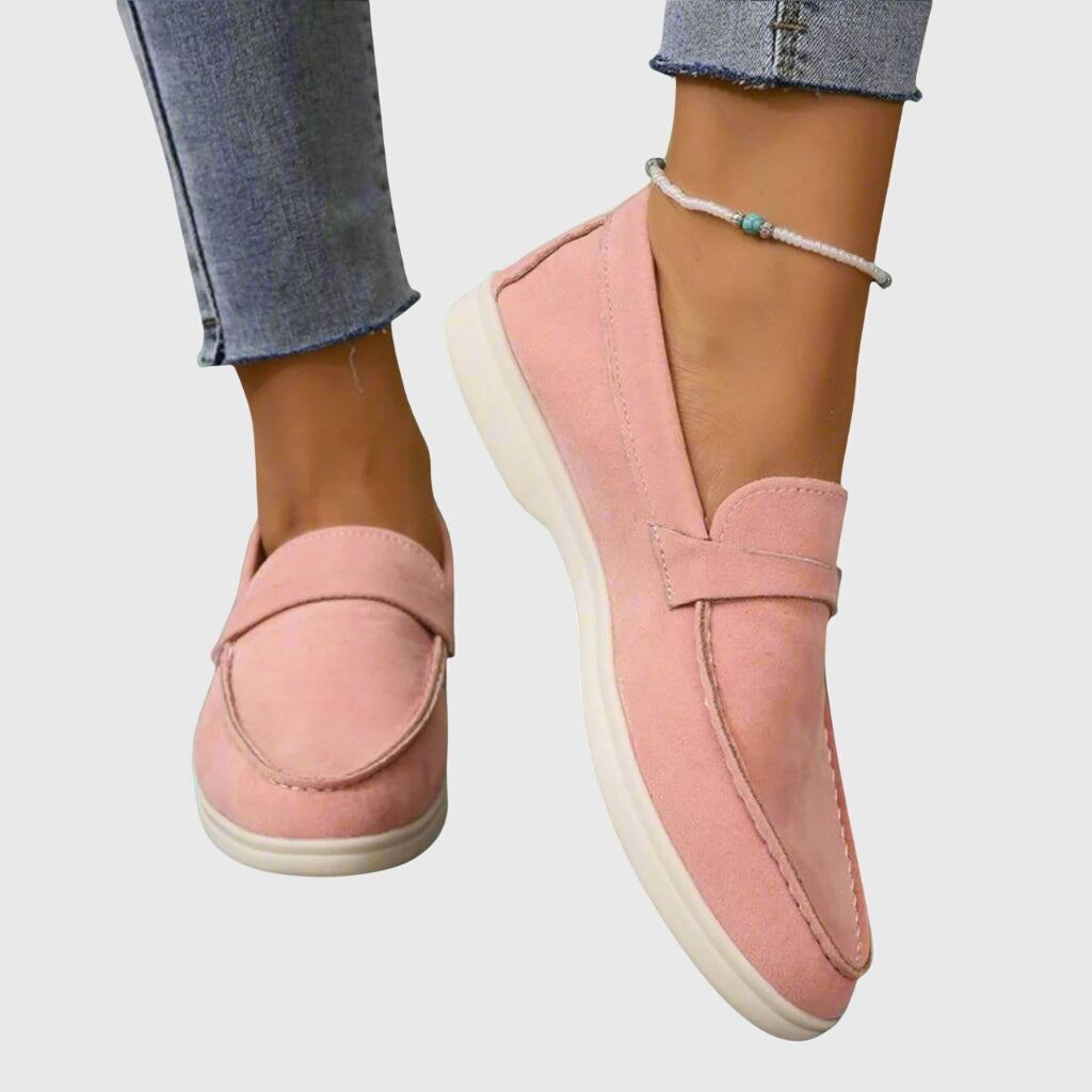 Molly | Mocasines Ortopédicos Antideslizantes - Camel