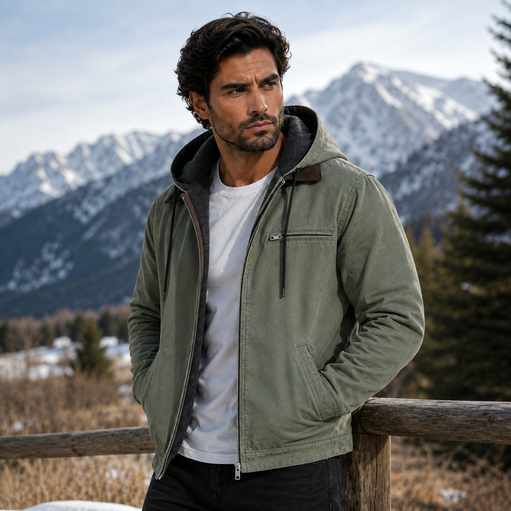 La Chaqueta con Capucha Forrada de Forro Polar para Hombre Westwood