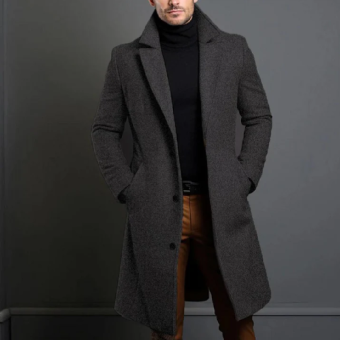 Diego | El Abrigo Clásico Elegante de Lana para Hombre Belmont