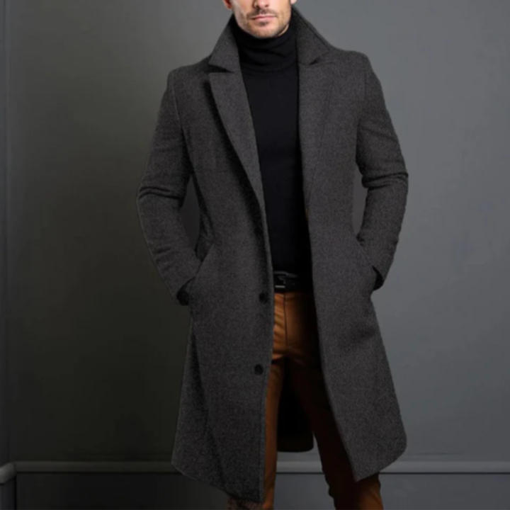 Diego | El Abrigo Clásico Elegante de Lana para Hombre Belmont