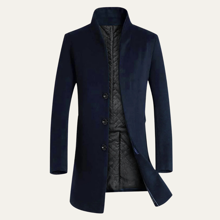 Amadeo | El Abrigo de Invierno Elegante de Mezcla de Lana para Hombre Collingwood