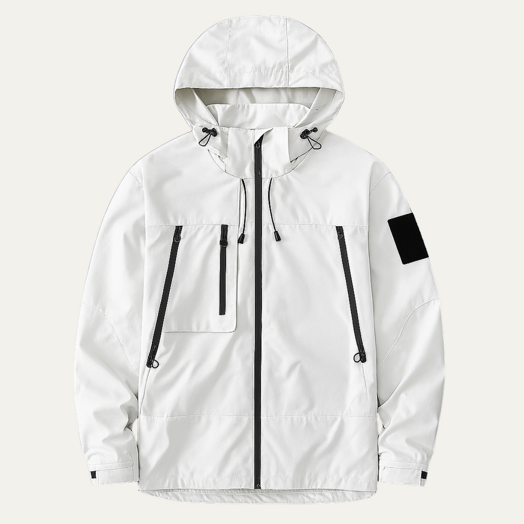 Eladio | La Chaqueta Ligera Impermeable Seathwaite – Chaqueta de Lluvia con Capucha para Hombres