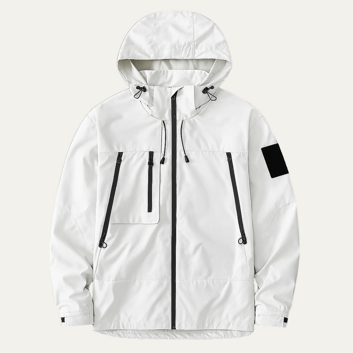 Eladio | La Chaqueta Ligera Impermeable Seathwaite – Chaqueta de Lluvia con Capucha para Hombres