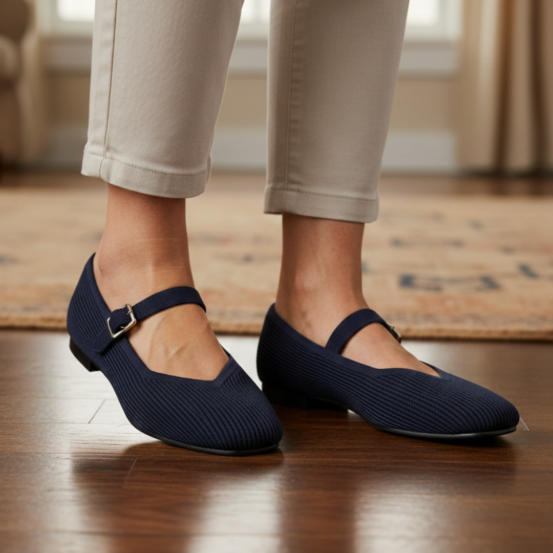 Aveline | Mocasines Cómodos y Flexibles - Negro