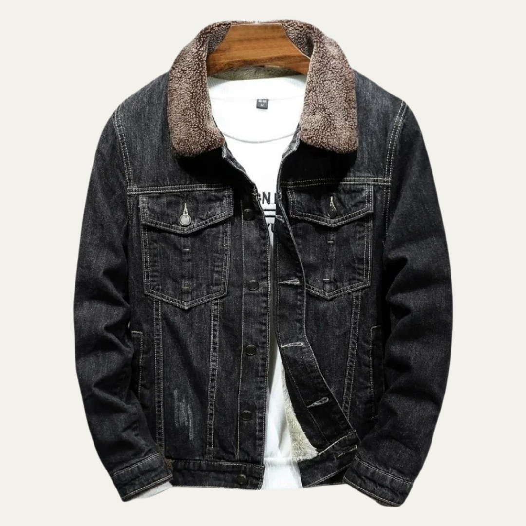 Ladislao | La Chaqueta de Mezclilla Forrada de Forro Polar para Hombre Kilmarnock