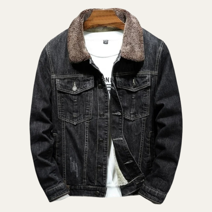 Ladislao | La Chaqueta de Mezclilla Forrada de Forro Polar para Hombre Kilmarnock