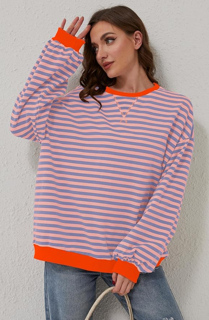Mana | Suéter Oversize a Rayas