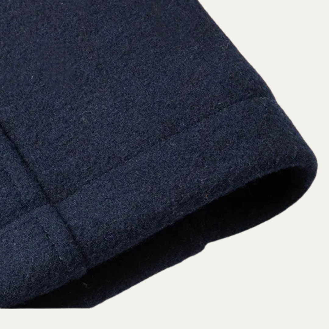 Nicanor | El Abrigo de Lana de Negocios con Doble Cuello para Hombre Kensington
