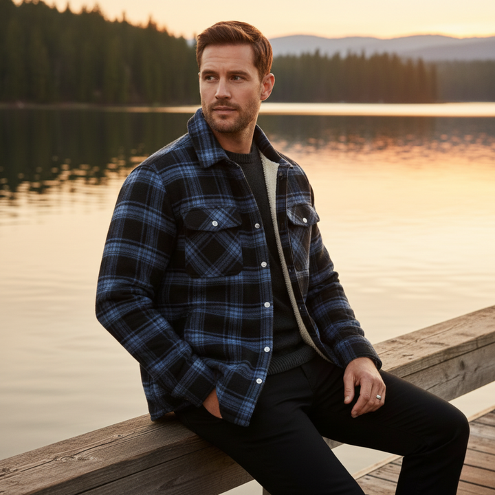Faustino | La Chaqueta Exterior Forrada de Forro Polar Arizona para Hombres