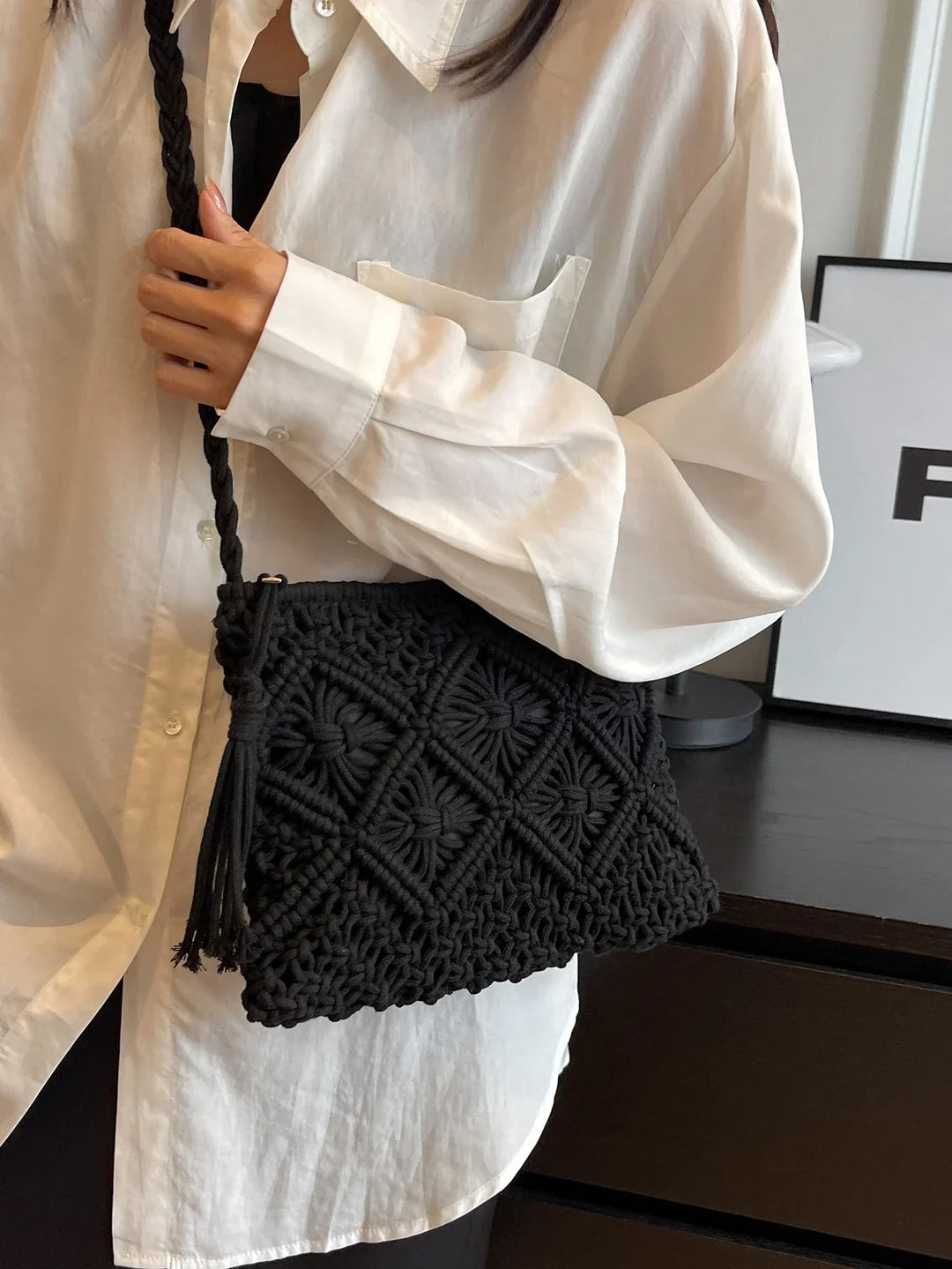 ZIRK | Bolso bandolera tejido