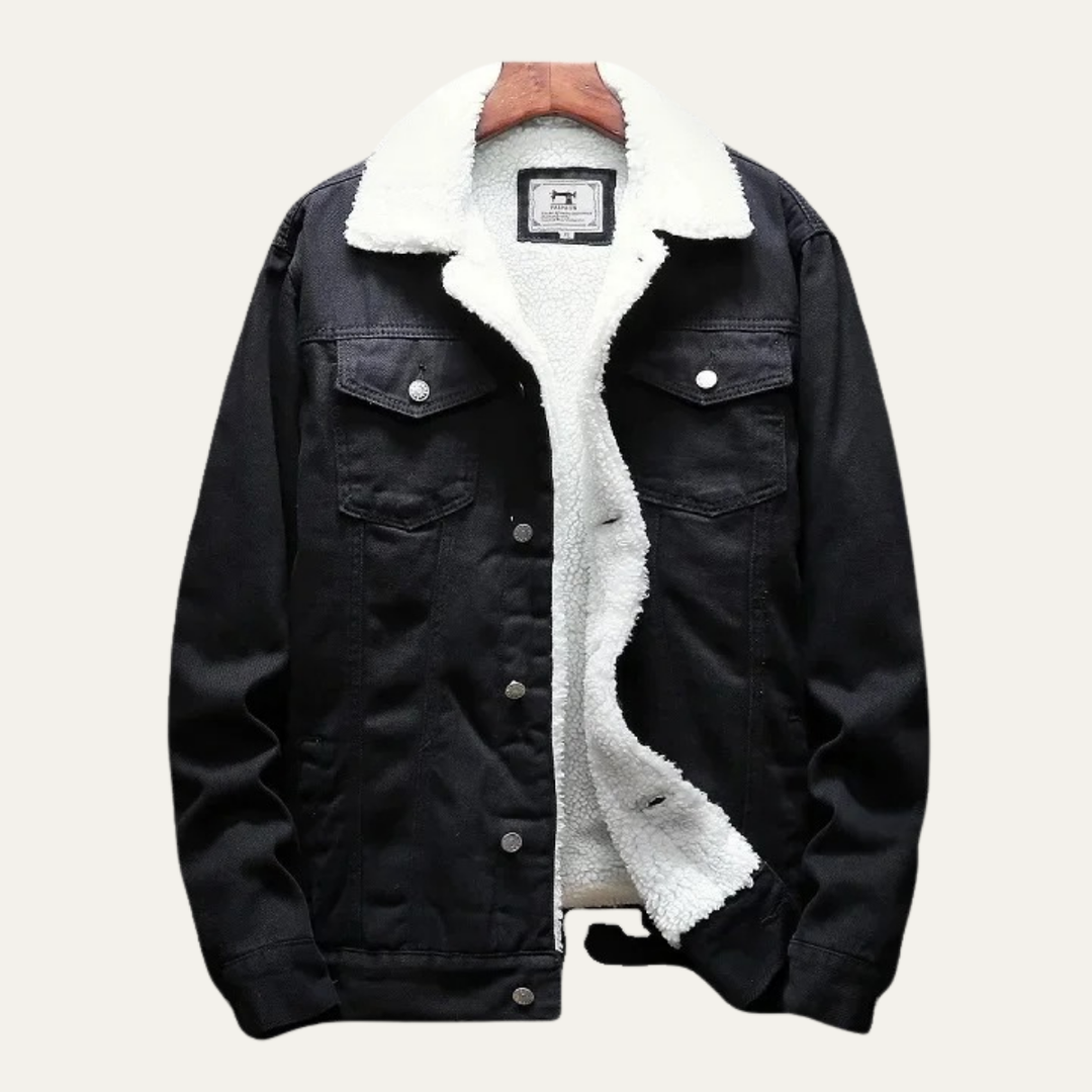 Ladislao | La Chaqueta de Mezclilla Forrada de Forro Polar para Hombre Kilmarnock