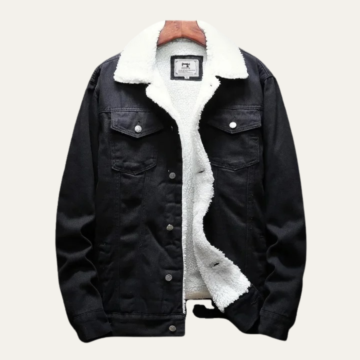 Ladislao | La Chaqueta de Mezclilla Forrada de Forro Polar para Hombre Kilmarnock