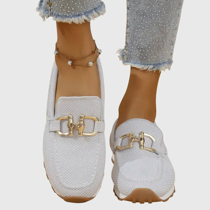 Susie | Zapatillas Ortopédicas Estilo Mocasín - Beige