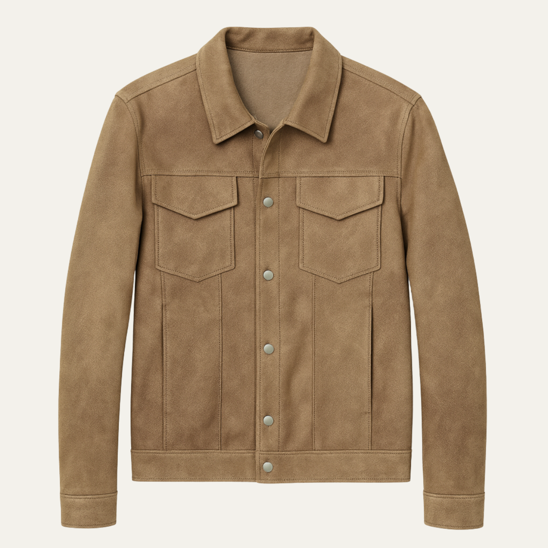 Zuri | La Chaqueta de Trabajo Casual de Suede para Hombre Inverness