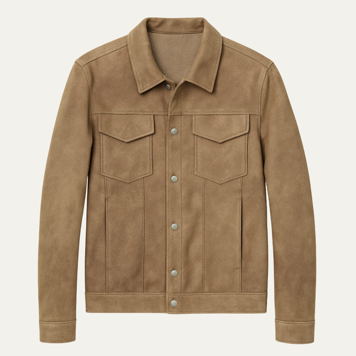 Zuri | La Chaqueta de Trabajo Casual de Suede para Hombre Inverness