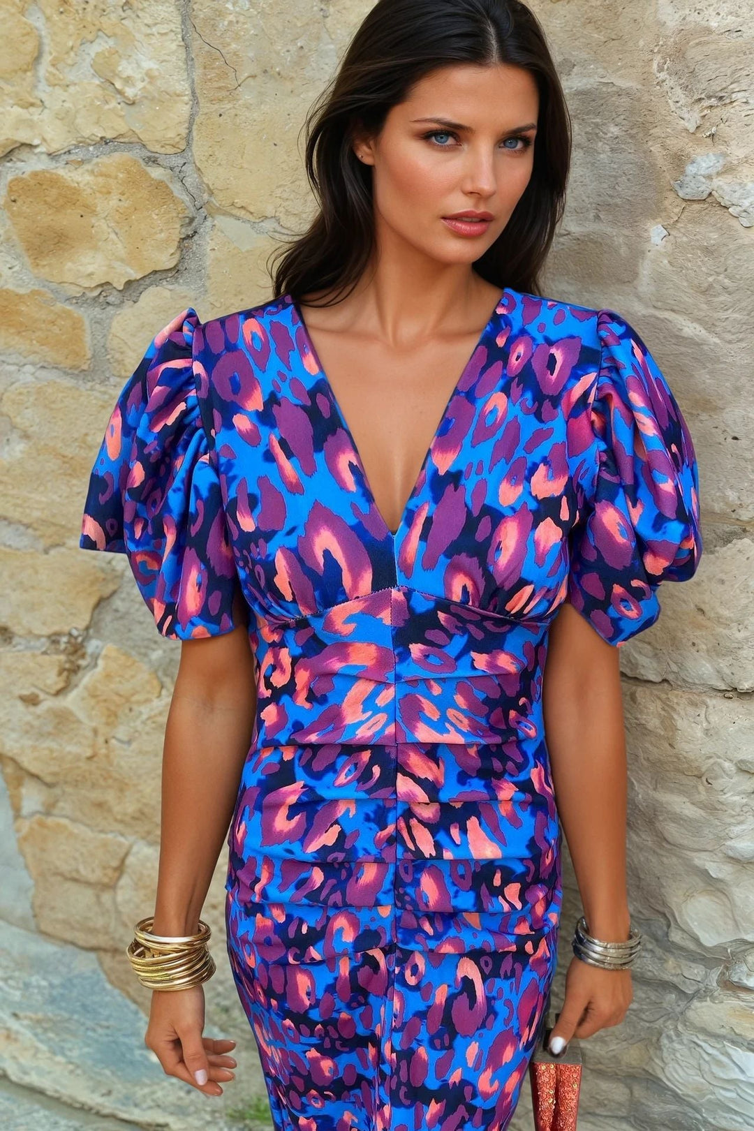 TORÁ | Vestido estampado de diseño
