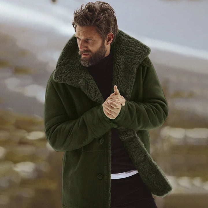 Ezequiel | El Abrigo de Piel de Oveja Aspen – Abrigo Clásico de Invierno para Hombre