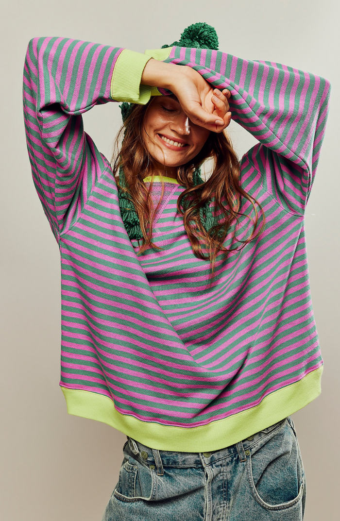 Mana | Suéter Oversize a Rayas