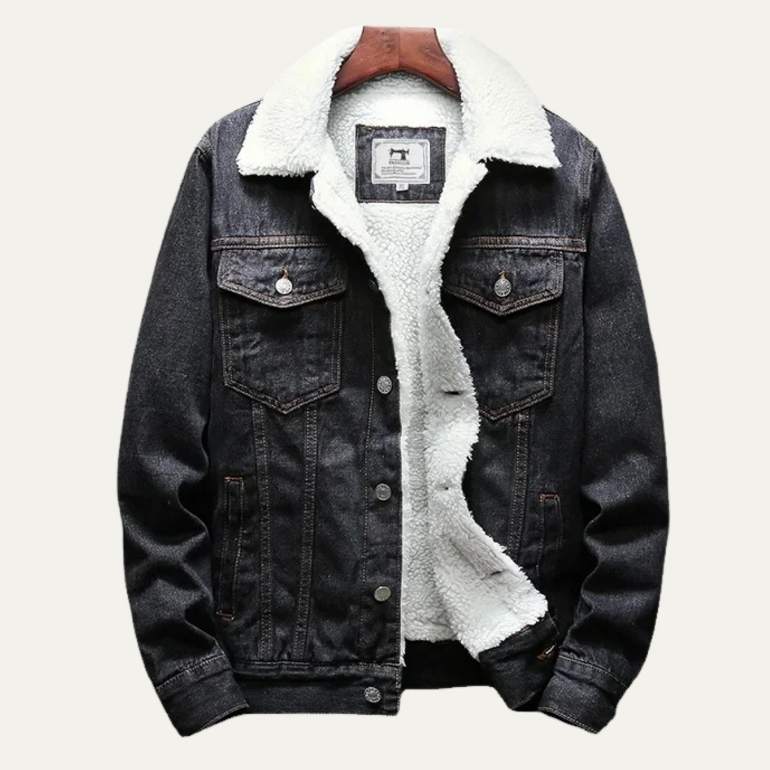 Ladislao | La Chaqueta de Mezclilla Forrada de Forro Polar para Hombre Kilmarnock