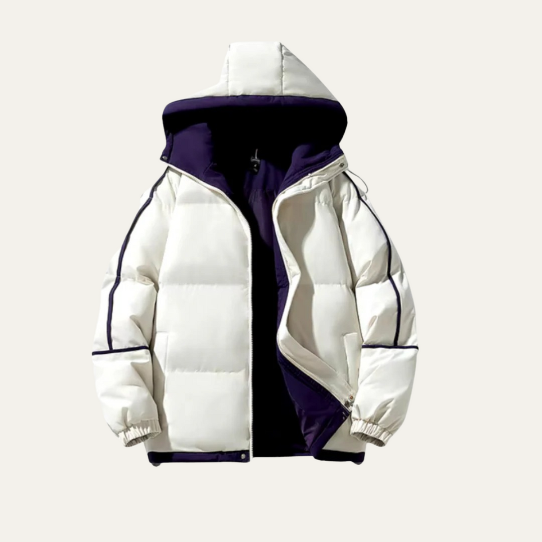 Severo | La Chaqueta Acolchada Impermeable para Hombre de Londres - Abrigo de Invierno de Lujo con Capucha