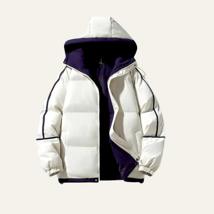 Severo | La Chaqueta Acolchada Impermeable para Hombre de Londres - Abrigo de Invierno de Lujo con Capucha