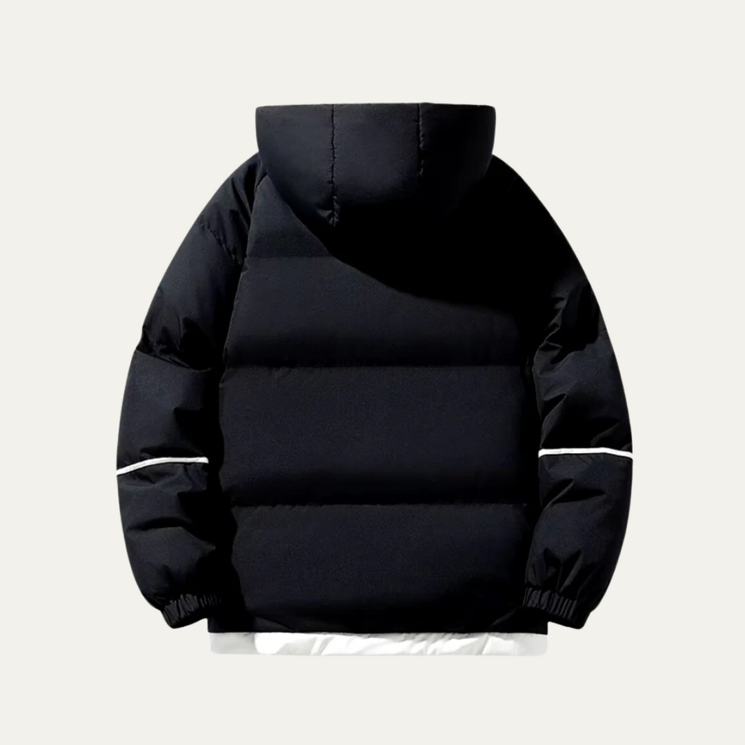 Severo | La Chaqueta Acolchada Impermeable para Hombre de Londres - Abrigo de Invierno de Lujo con Capucha