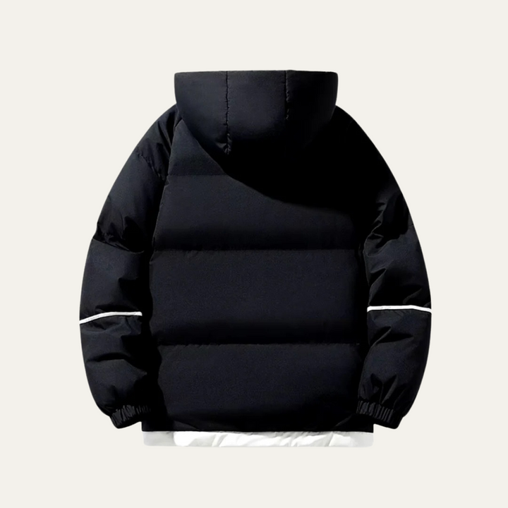 Severo | La Chaqueta Acolchada Impermeable para Hombre de Londres - Abrigo de Invierno de Lujo con Capucha