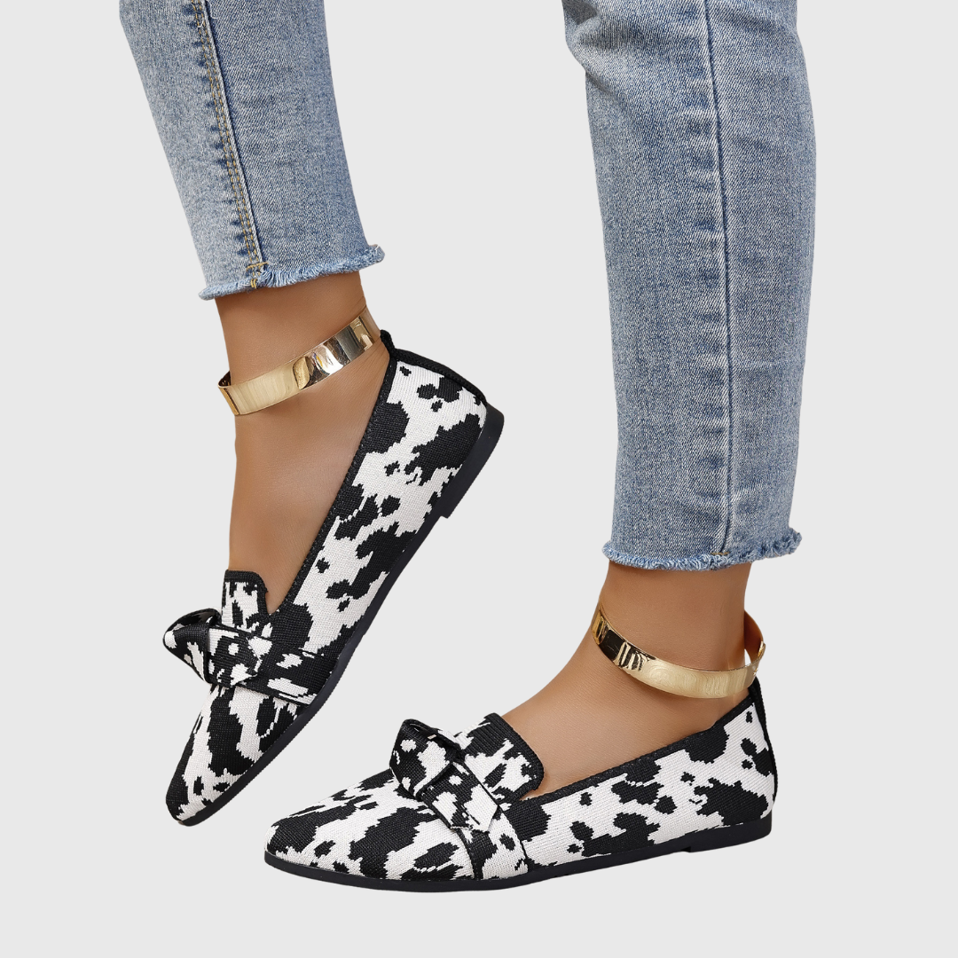 Mabel | Mocasines Cómodos con Estampado Dálmata - Dalmacia