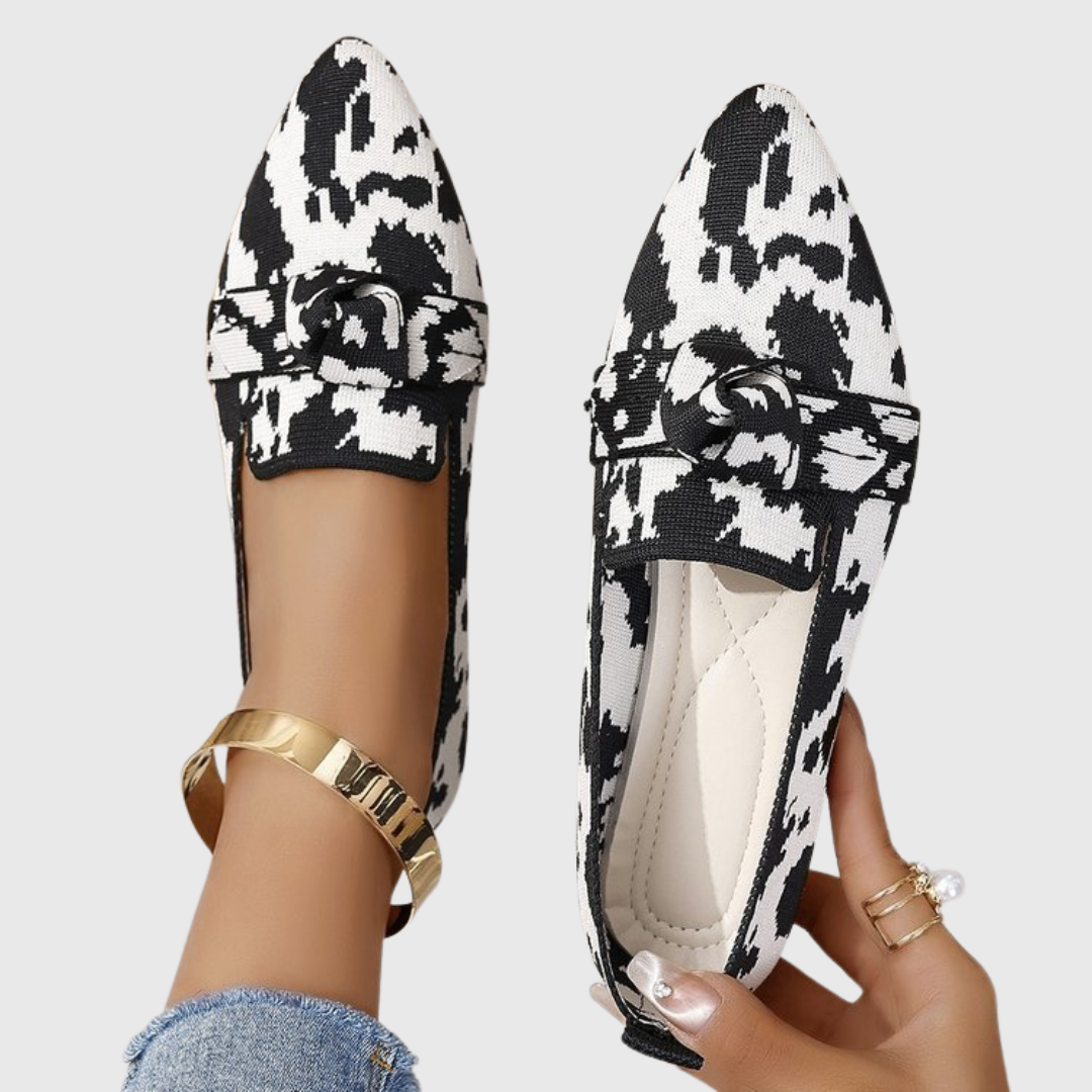 Mabel | Mocasines Cómodos con Estampado Dálmata - Dalmacia