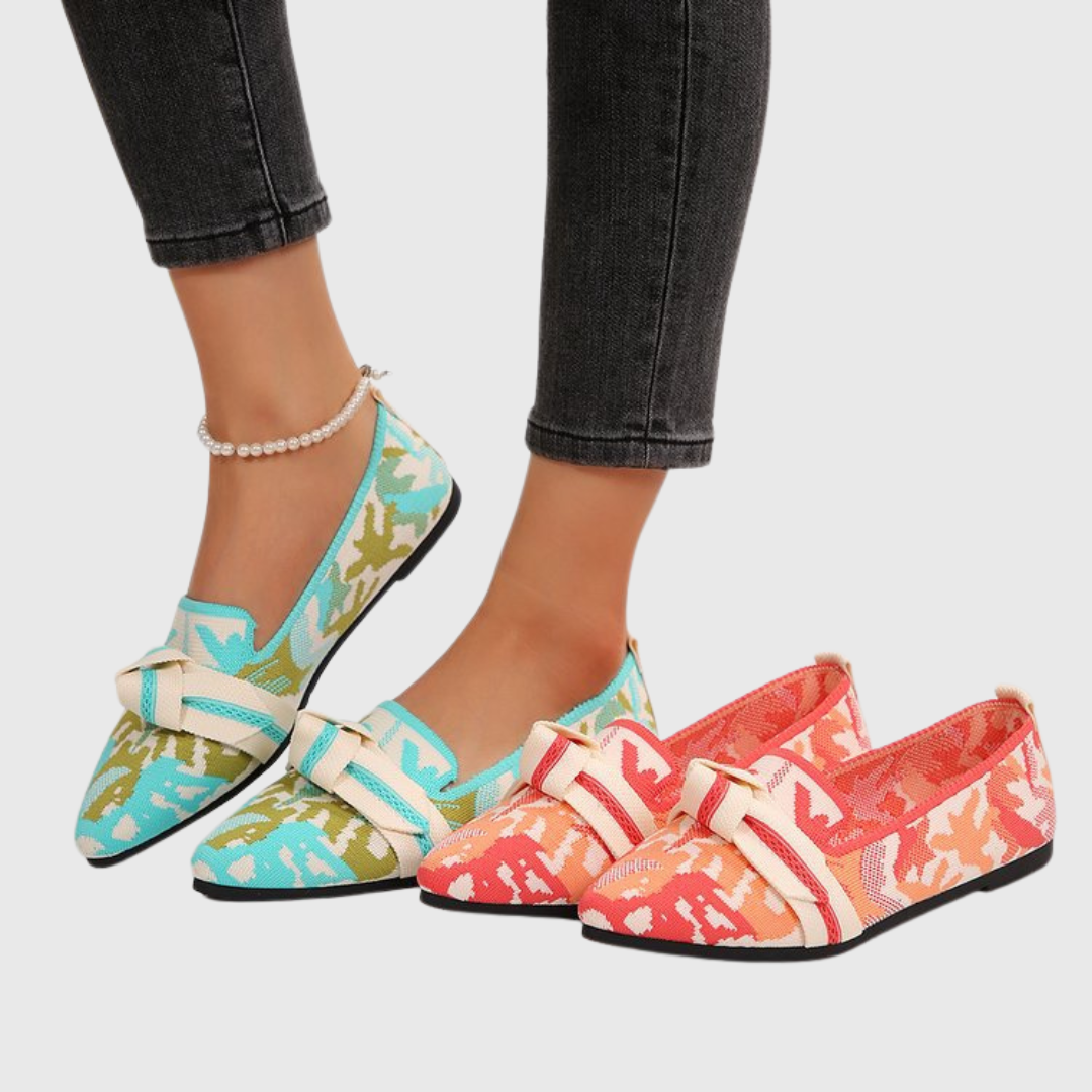 Muse | Mocasines Artísticos Estampados - Coral