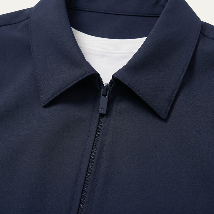 Isandro | Chaqueta Ligera con Cremallera Harrington para Hombre