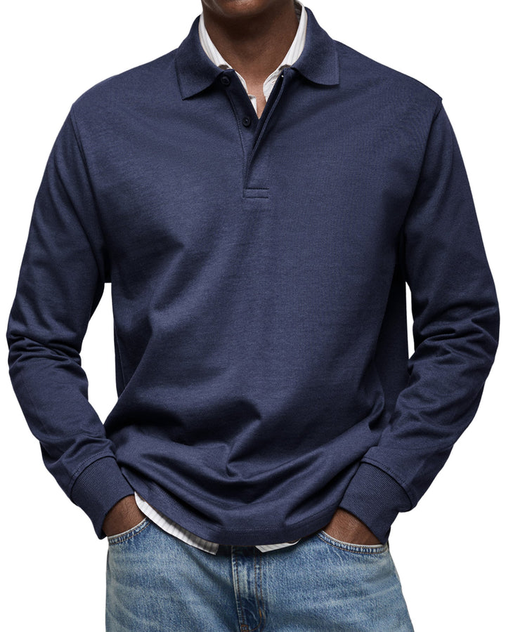 CARLO | Polo de manga larga lujoso
