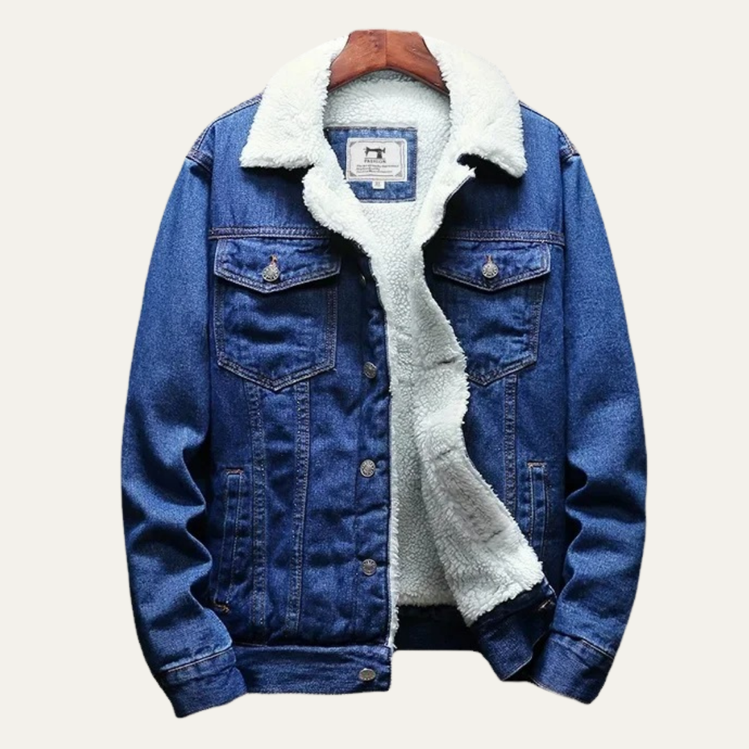 Ladislao | La Chaqueta de Mezclilla Forrada de Forro Polar para Hombre Kilmarnock