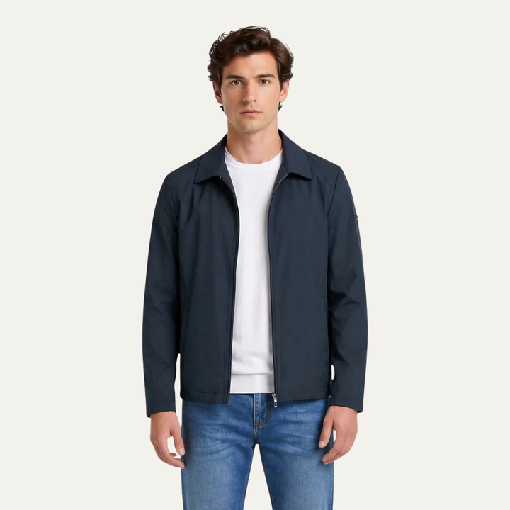 Isandro | Chaqueta Ligera con Cremallera Harrington para Hombre