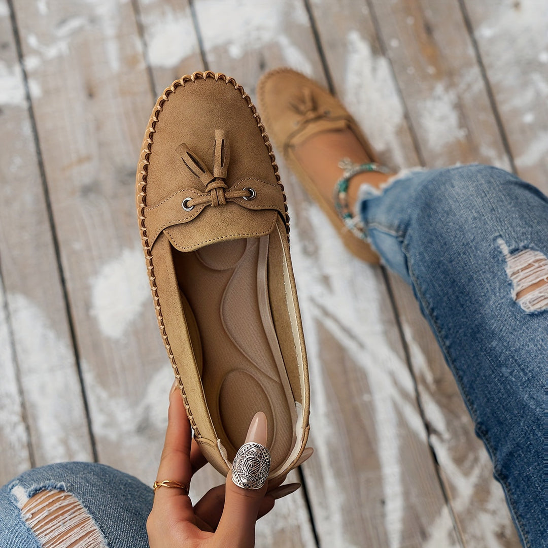 Nadine | Mocasines Clásicos con Borlas