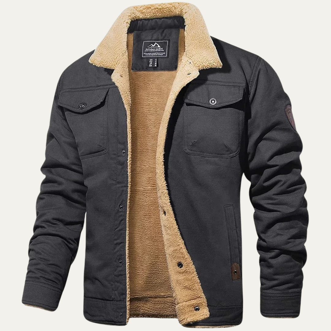 Santiago | El Abrigo de Invierno para Hombre con Forro de Forro Polar York