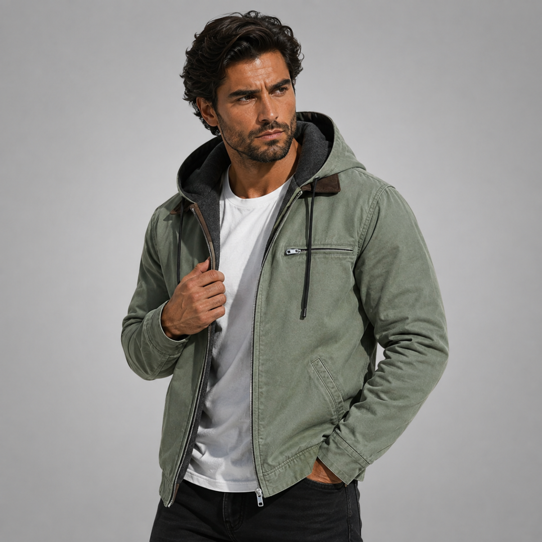 La Chaqueta con Capucha Forrada de Forro Polar para Hombre Westwood