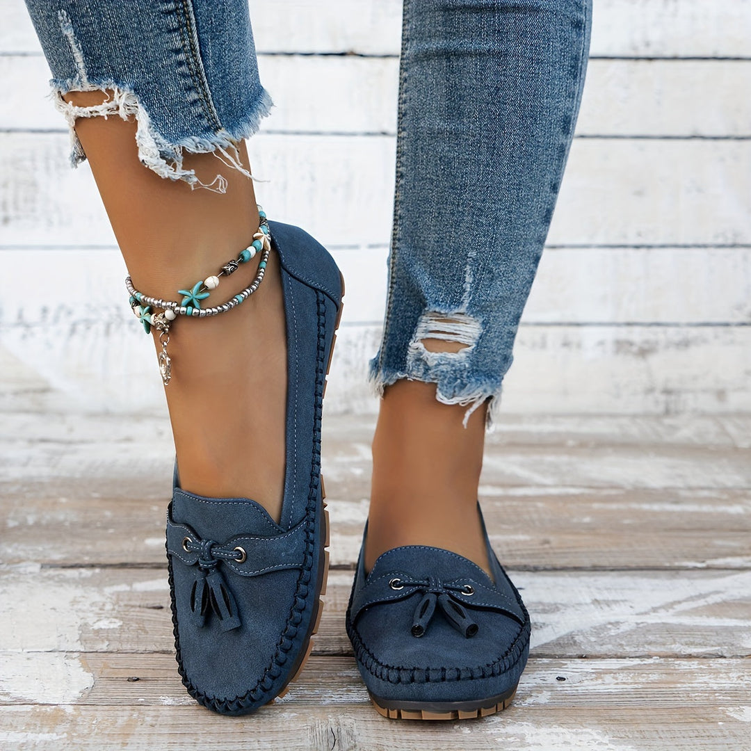 Nadine | Mocasines Clásicos con Borlas