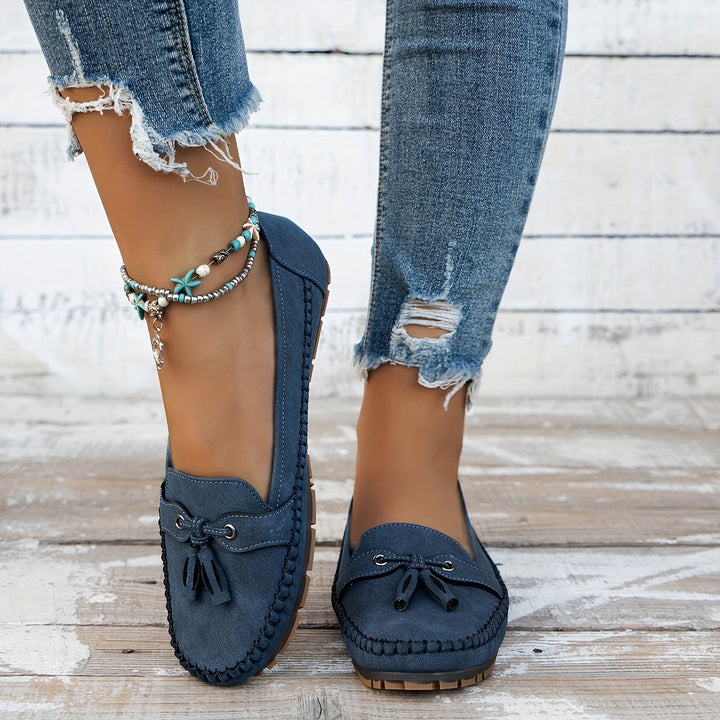 Nadine | Mocasines Clásicos con Borlas