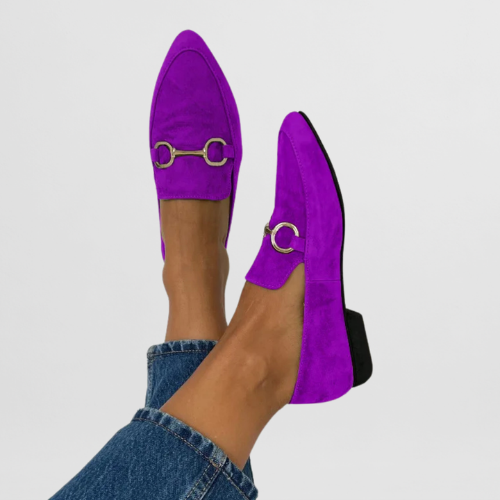 Hyelianne | Mocasines Ortopédicos Estampados - Morado