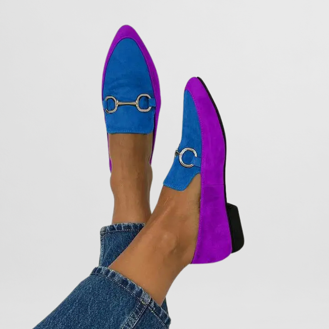 Hyelianne | Mocasines Ortopédicos Estampados - Morado