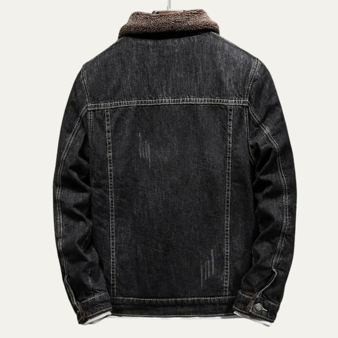 Ladislao | La Chaqueta de Mezclilla Forrada de Forro Polar para Hombre Kilmarnock