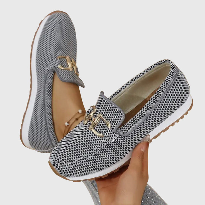 Susie | Zapatillas Ortopédicas Estilo Mocasín - Blanco