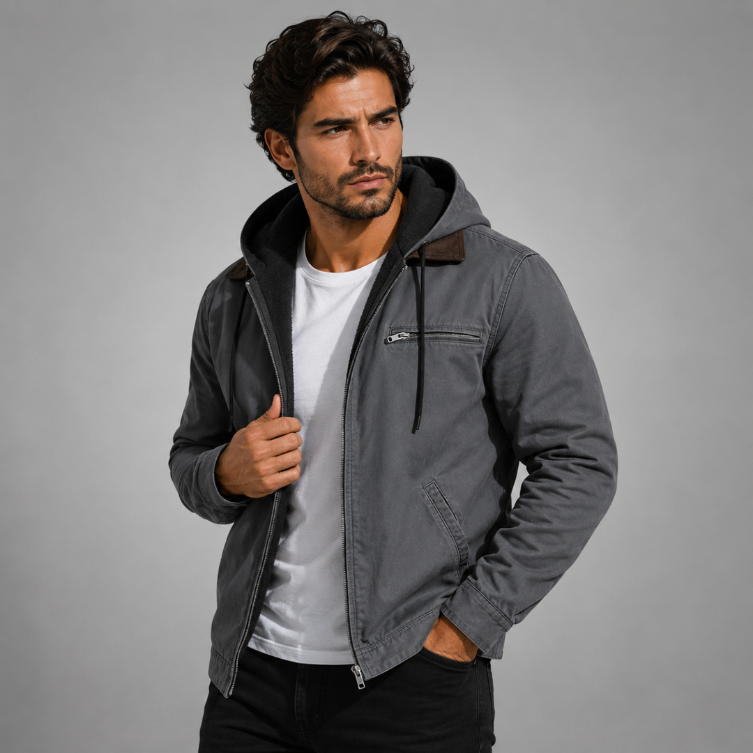 La Chaqueta con Capucha Forrada de Forro Polar para Hombre Westwood
