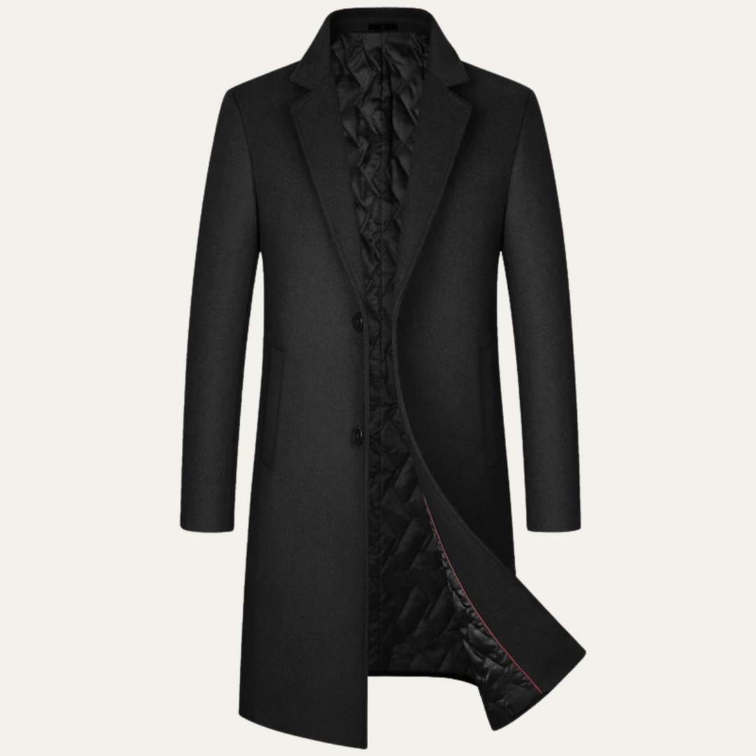 Asier | El Abrigo Largo Elegante de Invierno para Hombre Ascot