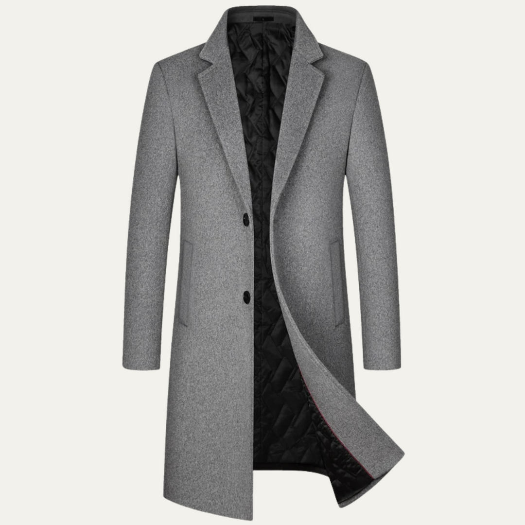 Asier | El Abrigo Largo Elegante de Invierno para Hombre Ascot