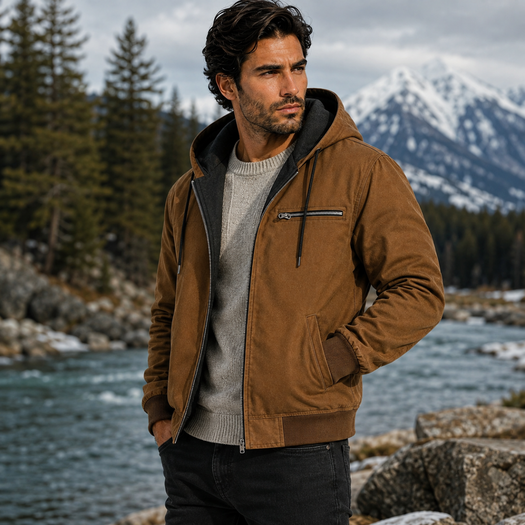 La Chaqueta con Capucha Forrada de Forro Polar para Hombre Westwood
