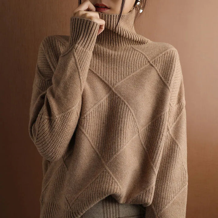 Marcelle | Suéter de cuello alto grueso